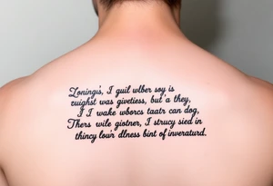 Taylor swift lyrics tattoo idea