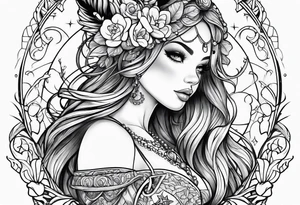 stitch fairy tale tattoo idea