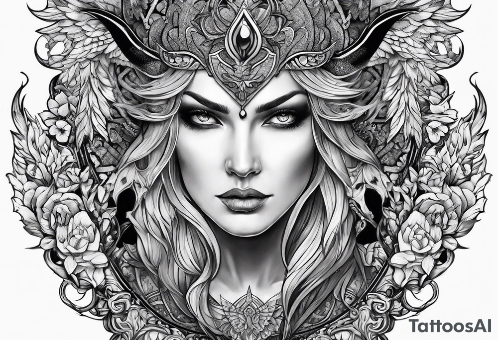 lucifer tattoo idea