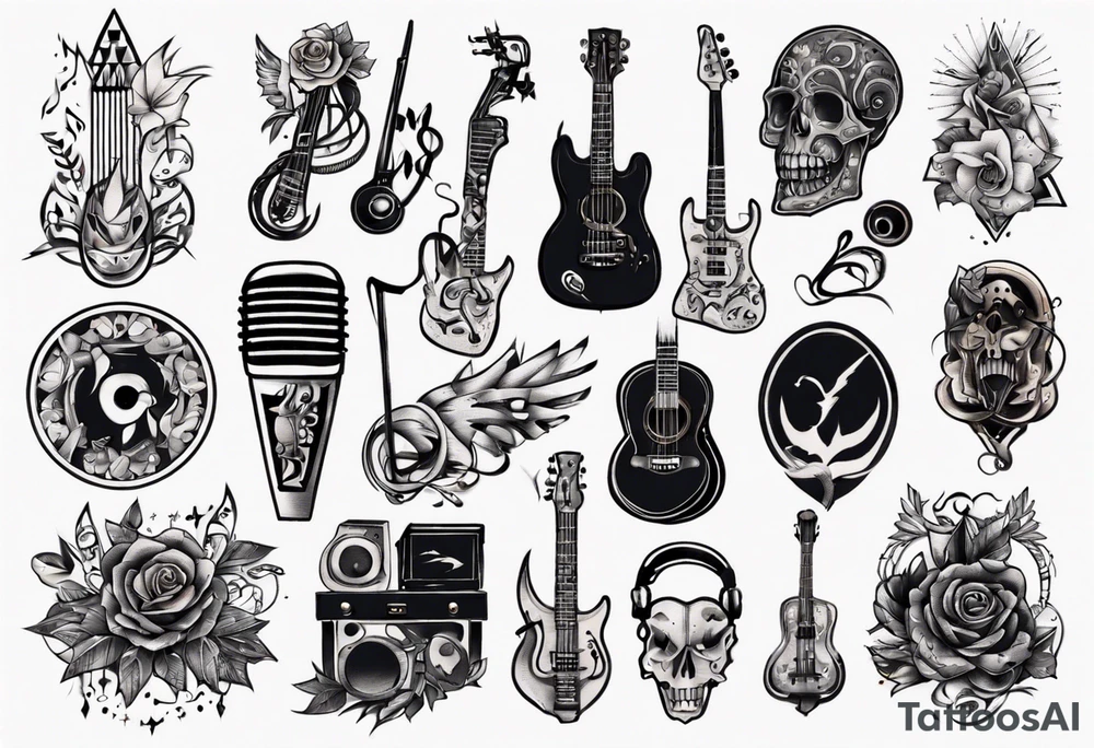Music tattoo idea