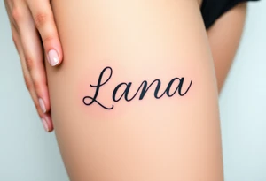 Lana tattoo idea