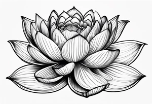 Taro lotus tattoo idea