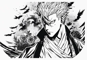 itadori jujutsu kaisen tattoo idea