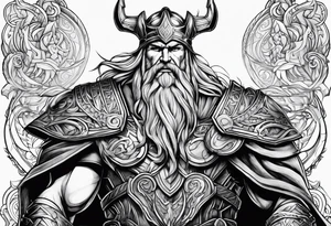 Odin Thor Hades tattoo idea