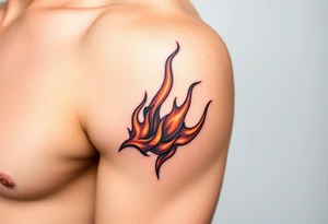 flame tattoo idea