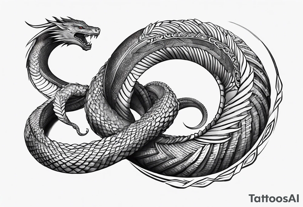 Jörmungandr, wrap around arm tattoo idea