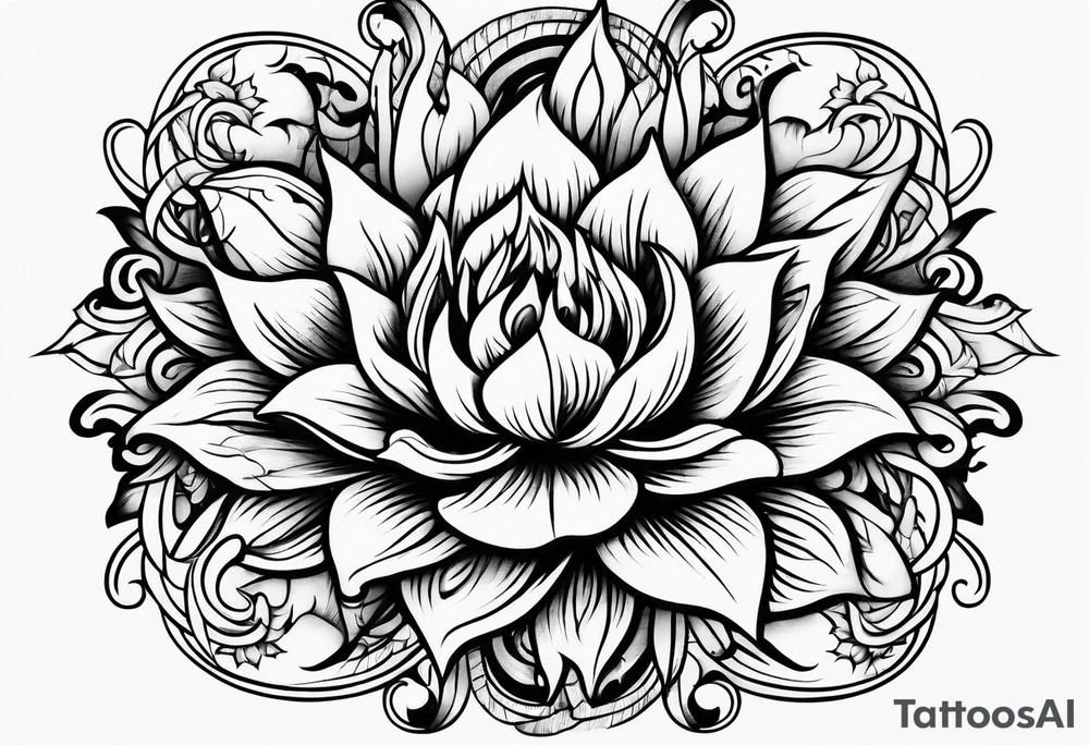 flames tattoo idea