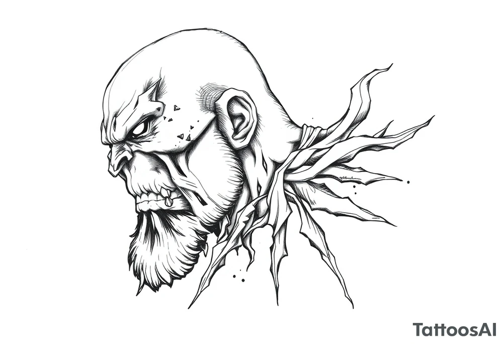 thanos tattoo idea