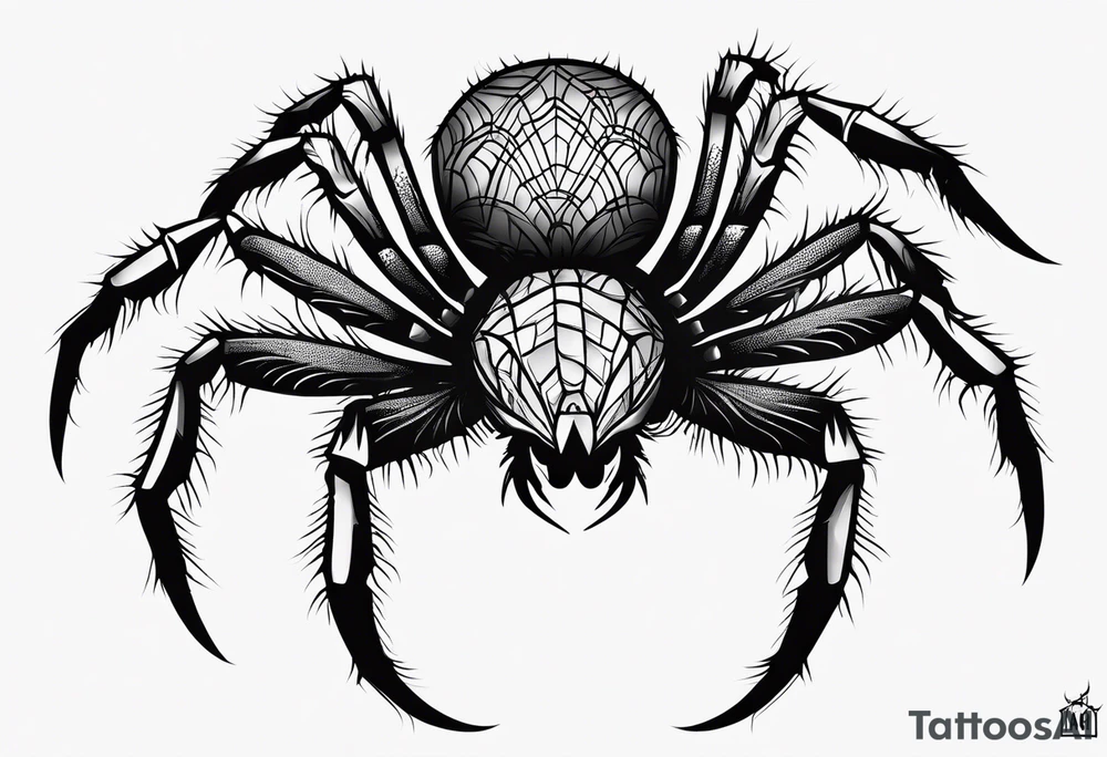 Spider tattoo idea