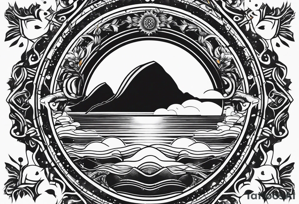 sun, simple, small tattoo idea