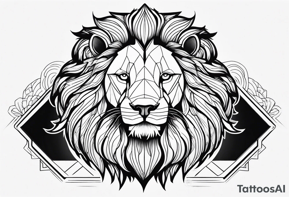a circle with four dots on the border in a line transitioning into a harder line tattoo idea