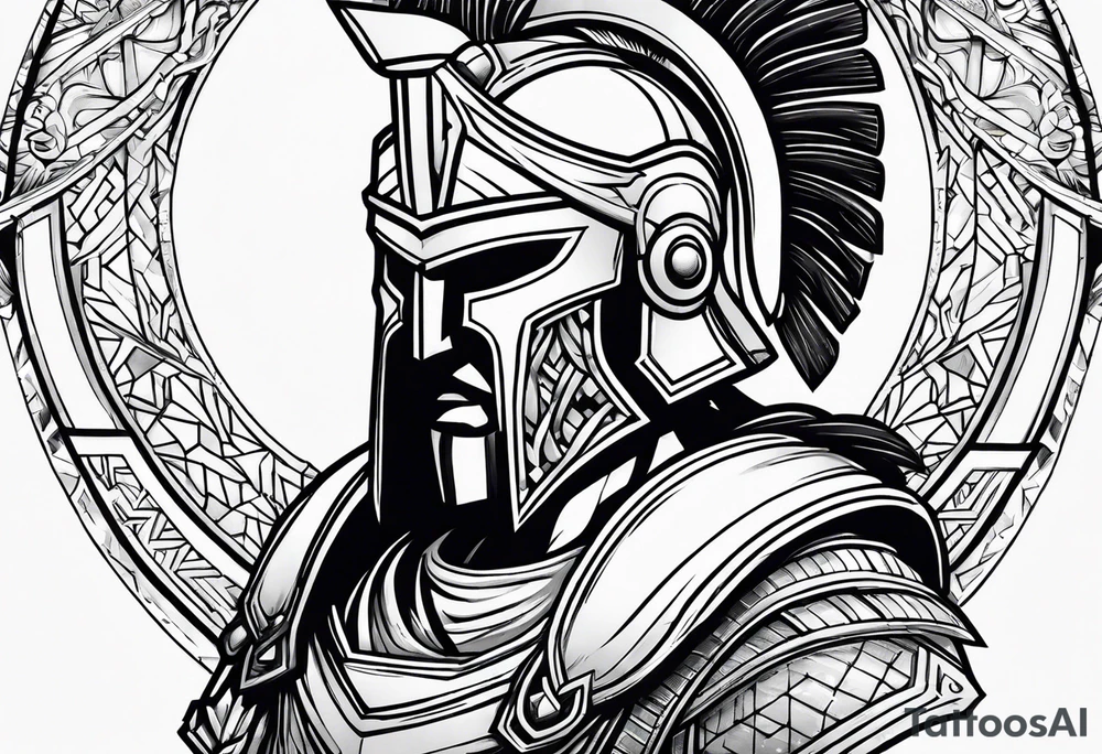 Spartan tattoo idea