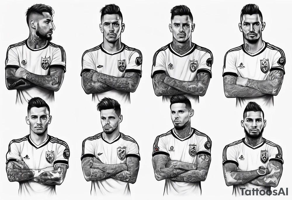 Corinthians player Cássio Ramos tattoo idea