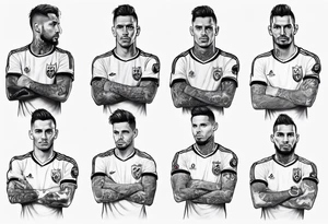 Corinthians player Cássio Ramos tattoo idea