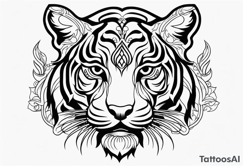 thai tiger tattoo idea