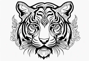 thai tiger tattoo idea