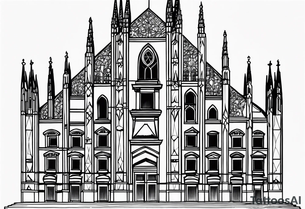 duomo of milano tattoo idea