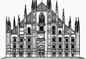 duomo of milano tattoo idea