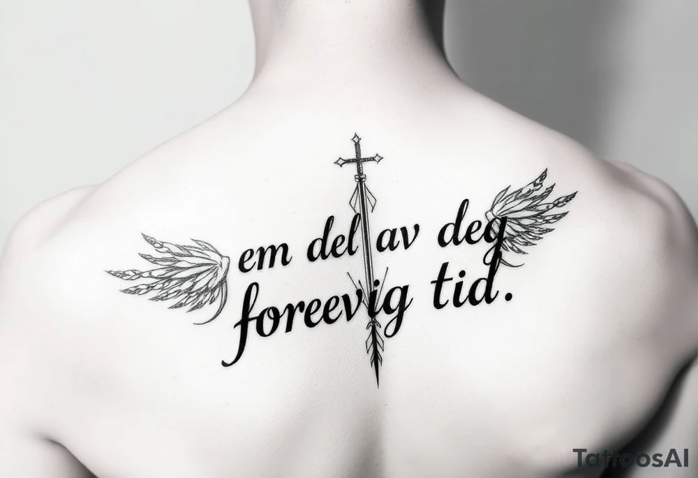 Quote: en del av deg forevig tid. Pappa 20.12.24 tattoo idea