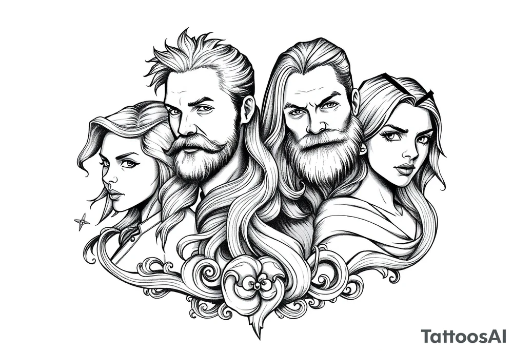 Irish family tattoo idea