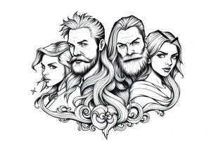 Irish family tattoo idea
