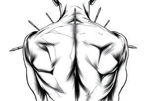 Stabbed in the back tattoo idea