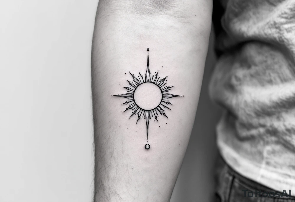 Silver Dot of the Moon – A cool-toned silver dot representing lunar energy and intuition. tattoo idea