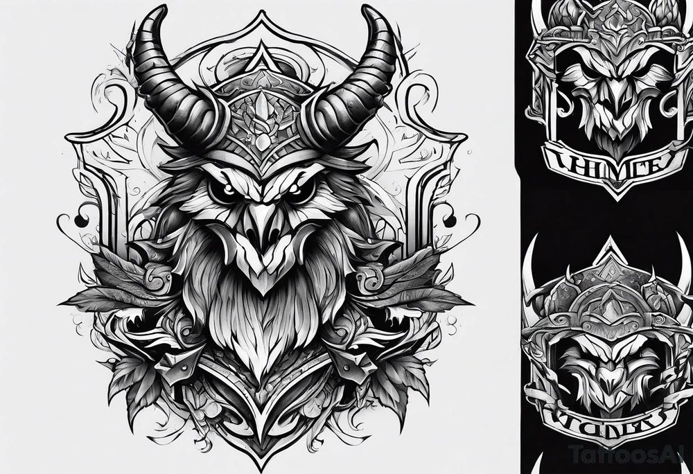 Wizardry, Weapons, Fantasy tattoo idea