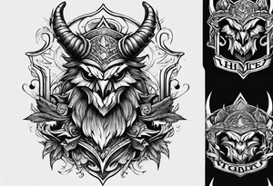 Wizardry, Weapons, Fantasy tattoo idea