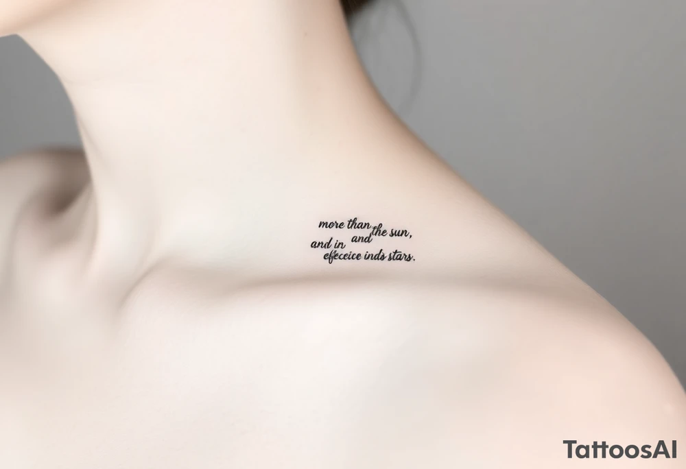 “more than the sun, and the moon, and the stars” tattoo idea