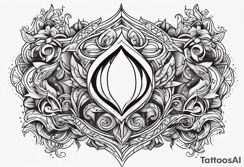 money and fire and love tattoo idea
