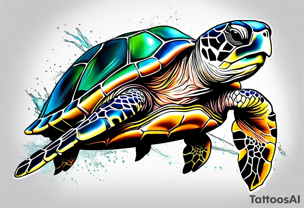 seaturtle tattoo idea