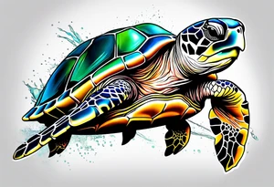 seaturtle tattoo idea
