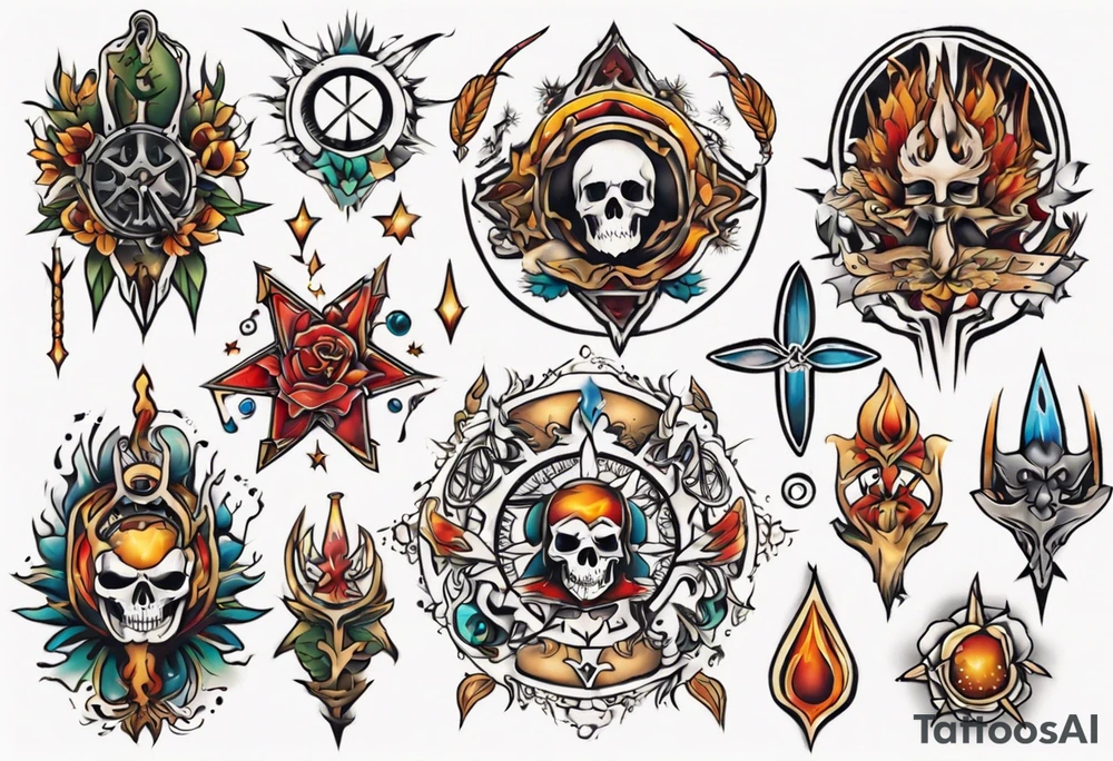 symbol des lebens tattoo idea