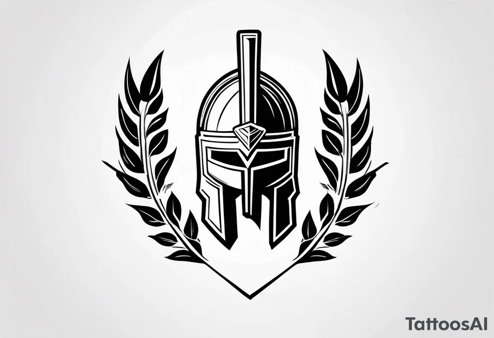 Ancient spartan symbol tattoo tattoo idea