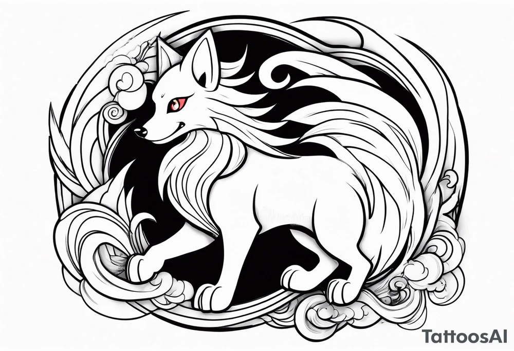 ninetales tattoo idea
