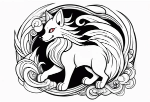 ninetales tattoo idea