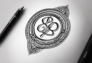Tattoo ਨਿਰਭਉ ਨਿਰਵੈਰ written in Gurmukhi written text. tattoo idea