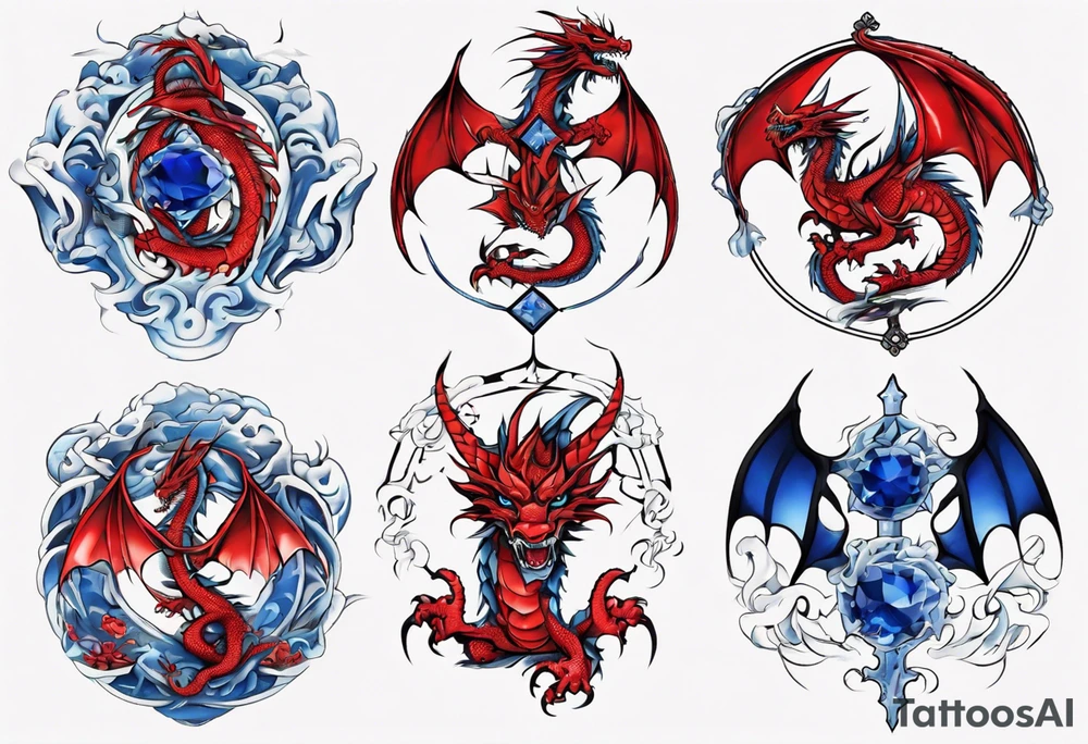 Sapphire
Dragon
Cross
Fierce
Red tattoo idea