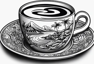 GULF SIDE COFFEE tattoo idea