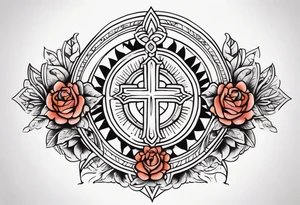 Blessed tittle tattoo idea
