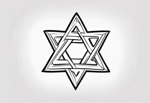 star of david tattoo idea