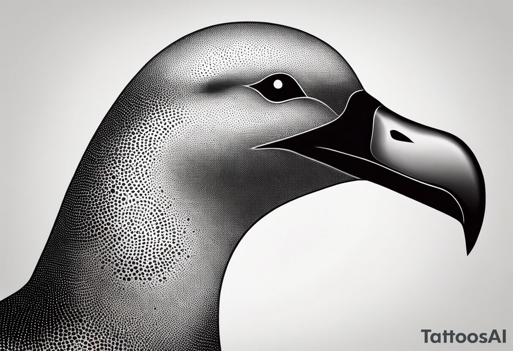 giant albatross tattoo idea