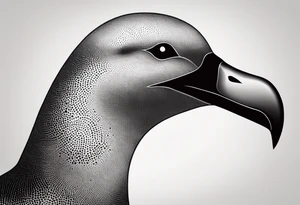 giant albatross tattoo idea