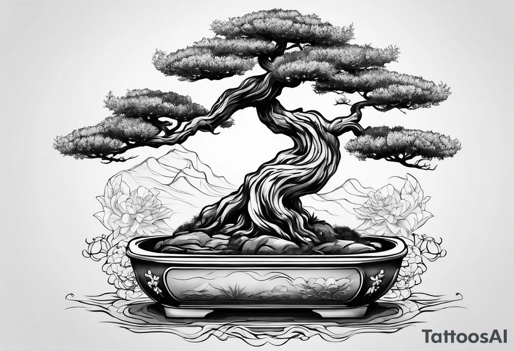 bonsai tattoo idea