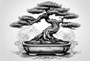 bonsai tattoo idea