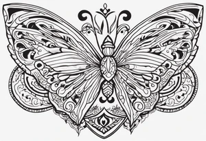 Колючая лоза выходящая на грудь и плечи tattoo idea