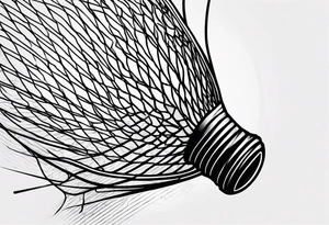 Badminton tattoo idea