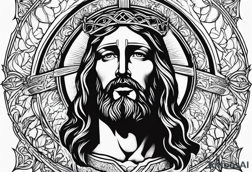 jesus resurrection tattoo idea