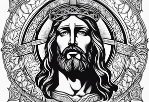 jesus resurrection tattoo idea